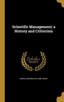 Full Download Scientific Management; A History and Critiscism - Horace Bookwalter 1888- Drury | PDF
