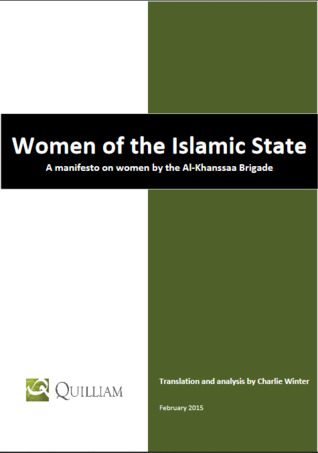 Full Download Women of the islamic state - a manifesto on women by the Al-Khanssa brigade - Unknown file in ePub