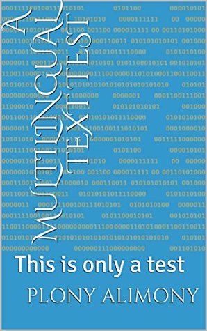 Read A multilingual text test: This is only a test - Plony Alimony file in PDF