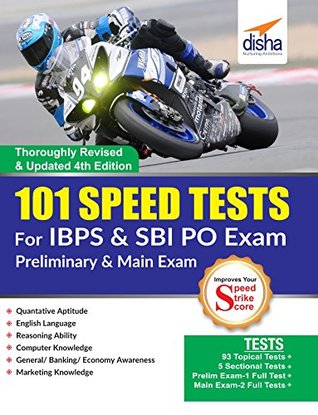 Full Download 101 Speed Tests for IBPS & SBI Bank PO Exam 4th Edition - Disha Experts file in ePub