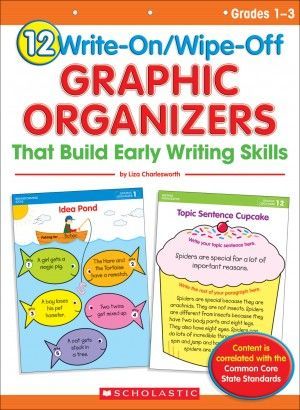 Full Download 12 Write-On/Wipe-Off Graphic Organizers for Writing (Flip Chart) - Liza Charlesworth | ePub