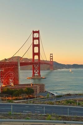 Read Online Golden Gate Bridge and the Bay in San Francisco Journal: Take Notes, Write Down Memories in This 150 Page Lined Journal -  file in PDF