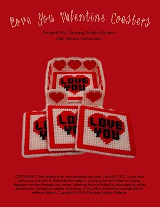 Download Love You Valentine Coasters: Plastic Canvas Pattern - Dancing Dolphin Patterns file in PDF