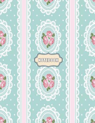 Read Online Notebook: Sweet Flower on Green Cover and Lined Pages, Extra Large (8.5 X 11) Inches, 110 Pages, White Paper - Dim Ple file in PDF
