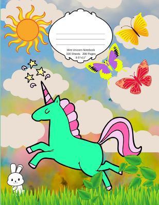 Read Mint Unicorn Notebook: School Supplies Composition Book for Kids -  file in PDF