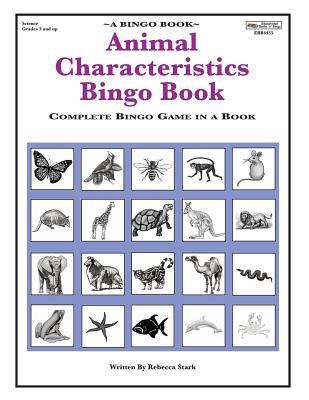 Read Online Animal Characteristics Bingo Book: Complete Bingo Game In A Book - Rebecca Stark file in PDF