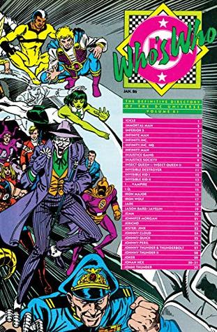 Read Online Who's Who: The Definitive Directory of the DC Universe (1985-1987) #11 - Various file in PDF