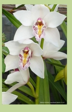 Read Online White Orchids Lined Blank Book 5.5 x 8: 5.5 by 8.5 inch 100 page lined blank book suitable as a journal, notebook, or diary with a cover photo of some fabulous white orchids. - K Rose | ePub