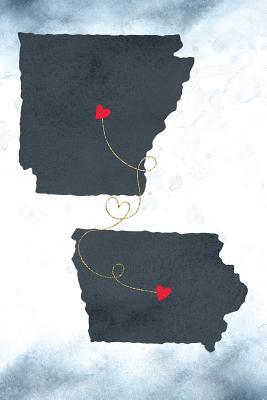 Read Online Arkansas & Iowa: Long Distance Out of State Notebook - Blank Lines -  file in ePub
