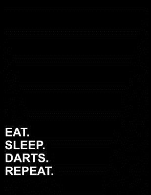 Full Download Eat Sleep Darts Repeat: Graph Paper Notebook: 1 cm Squares, Blank Graphing Paper with Borders -  file in ePub