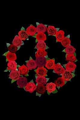 Read Notebook: Valentines Day Red Roses Peace Sign Gift Rose Black Lined Journal Notebook Writing Diary - 120 Pages 6 x 9 -  | PDF