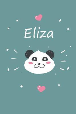 Download Eliza: A cute personalized panda notebook/ diary for girls and women, with 100 lined pages in 6x9 inch format. Personal Diary Personalized Journal Customized Journal -  file in ePub