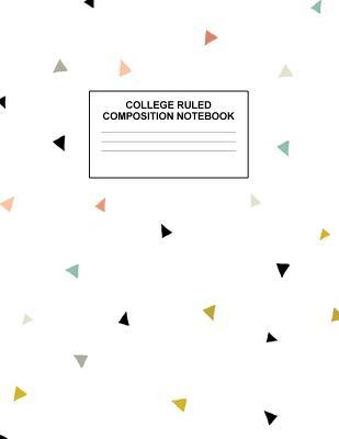 Download College Ruled Composition Notebook: Cute Blank Lined Journal to Write In with White Paper Rule Pages for School Subject and Writing Pad: Design Code A4 7630 - Nifty Prints file in PDF