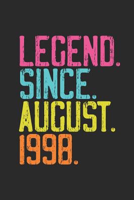 Read Online Legend Since August 1998: Blank Lined Notebook - Journal 21st Birthday for Woman and Men - Legend Publishing file in PDF